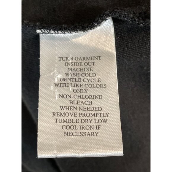 Mercer Street Studio Womens Size Large Black Long Sleeve Shirt Halloween Ghost - Picture 5 of 5